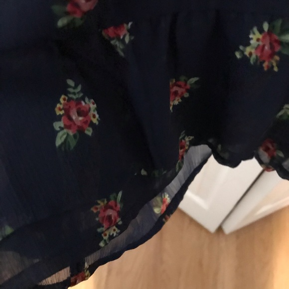 ABERCROMBIE Blue floral flowy dress - Picture 6 of 6